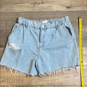 Light Blue Denim Women's Shorts